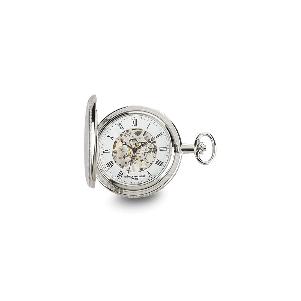 Charles Hubert Two-tone Gold-finish Pocket Watch