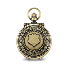 Charles Hubert Antique Gold-finish Skeleton Pocket Watch - 2