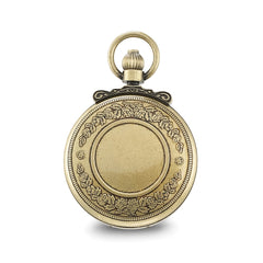 Charles Hubert Antique Gold-finish Steam Engine Pocket Watch