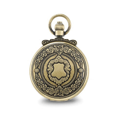 Charles Hubert Antique Gold-finish Shield Pocket Watch