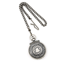 Charles Hubert Antique Chrome-finish Shield Pocket Watch