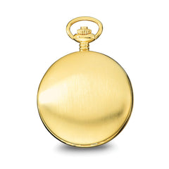 Charles Hubert IP-plated Stainless Steel White Dial Pocket Watch