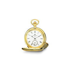 Charles Hubert IP-plated Stainless Steel White Dial Pocket Watch - 3