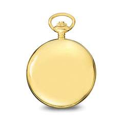 Charles Hubert IP-plated Stainless Steel White Dial Pocket Watch - 4