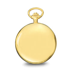 Charles Hubert IP-plated Stainless Steel Skeleton Dial Pocket Watch - 2