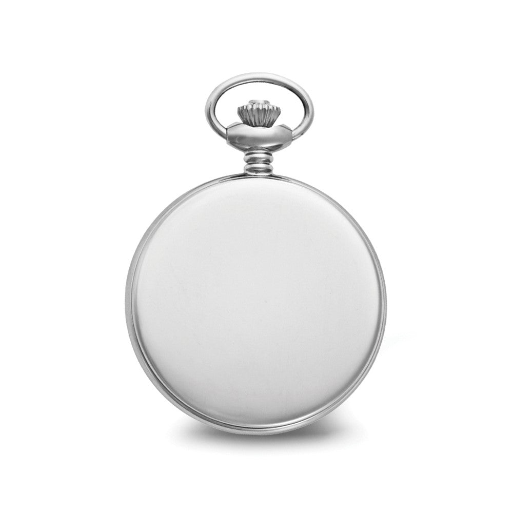 Charles Hubert Chrome-finish Shield Design Pocket Watch