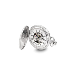 Charles Hubert Chrome-finish Oval Design Pocket Watch - 2