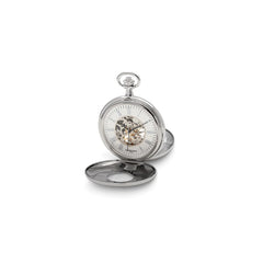 Charles Hubert Chrome-finish White Dial Pocket Watch - 6