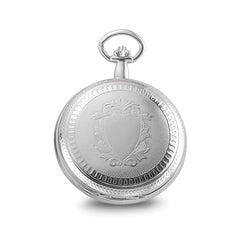 Charles Hubert Chrome-finish White Dial Pocket Watch