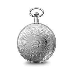 Charles Hubert Chrome-finish White Dial Pocket Watch