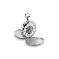 Charles Hubert Chrome-finish White Dial Pocket Watch - 3