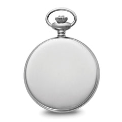 Charles Hubert Stainless Steel Hunter Case Tritium Quartz Pocket Watch