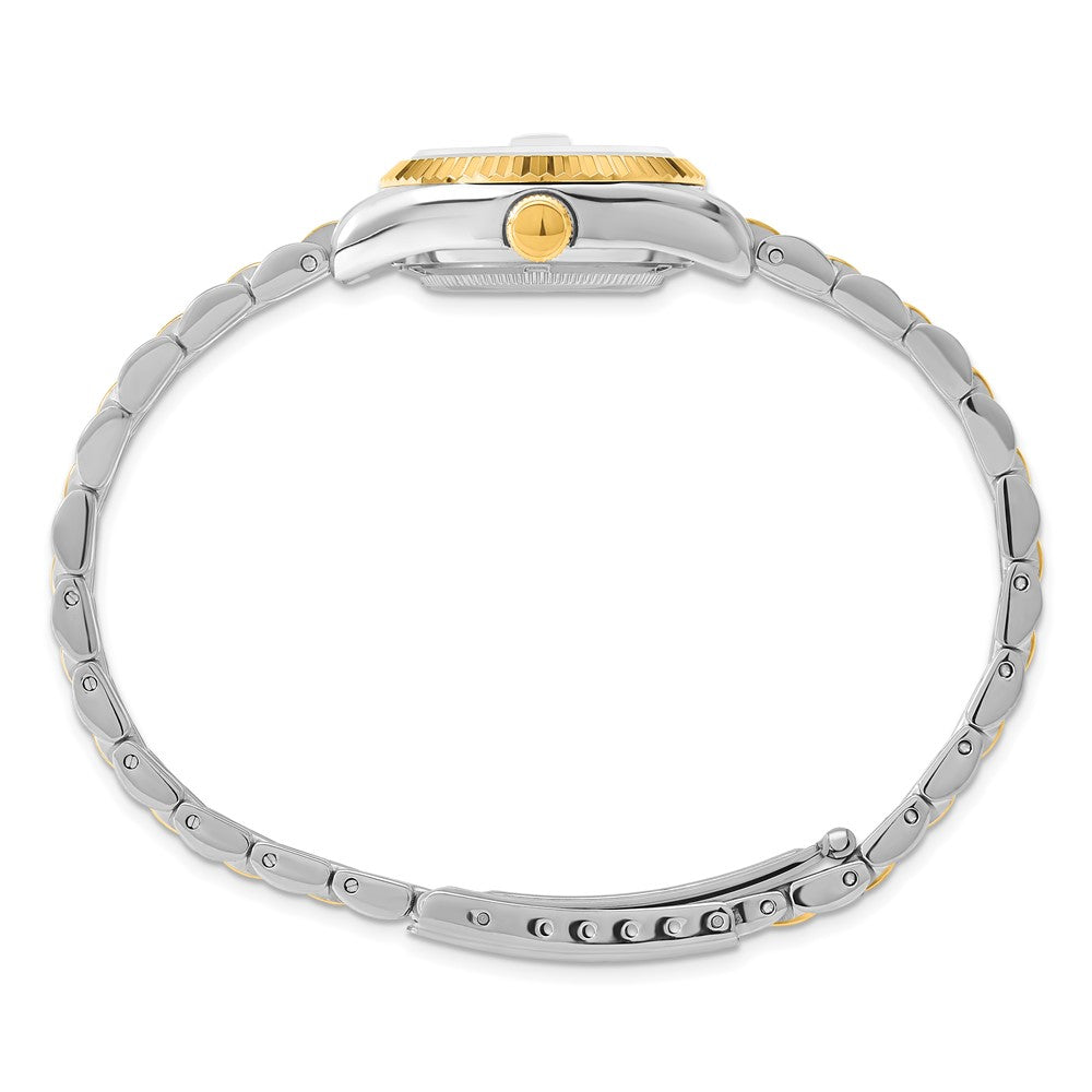 Ladies Charles Hubert IP-plated Two-tone 26mm Off White Dial Watch