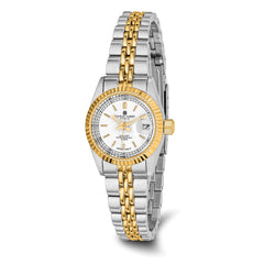 Ladies Charles Hubert IP-plated Two-tone 26mm Off White Dial Watch