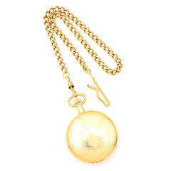 Charles Hubert Gold-finish White Dial Pocket Watch - 5