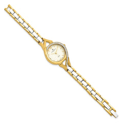 Ladies Charles Hubert Two-Tone Off-White Dial Watch