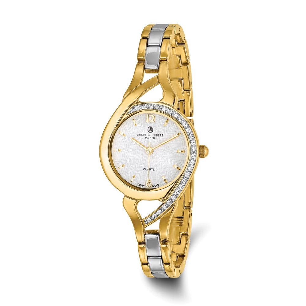 Ladies Charles Hubert Two-Tone Off-White Dial Watch