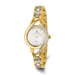 Ladies Charles Hubert Two-Tone Off-White Dial Watch