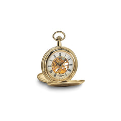 Charles Hubert Gold-finish White Dial Pocket Watch - 5