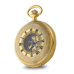 Charles Hubert Gold-finish Open Window Case Pocket Watch