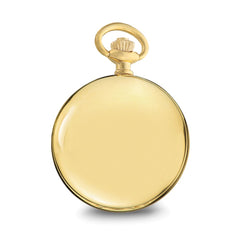 Charles Hubert Gold-finish Open Window Case Pocket Watch