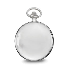 Charles Hubert Chrome-finish Open Window Case Pocket Watch