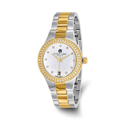 Ladies Charles Hubert Two-tone Stainless Steel Silver Dial Watch