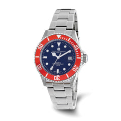 Charles Hubert Stainless Steel Blue Dial Watch - 3