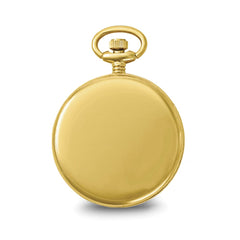 Charles Hubert Gold-finish White Dial Gold Pocket Watch