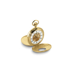 Charles Hubert Gold-finish White Dial Pocket Watch - 4