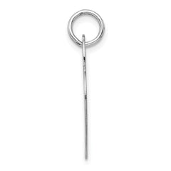 14k White Gold Large Engravable Heart - 4