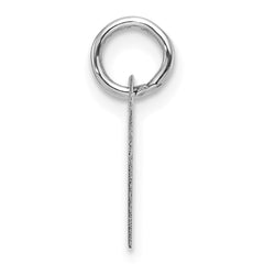 14k White Gold Small Engravable Heart - 6