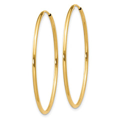 14k 1.25mm Endless Hoop Earring - 6