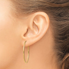 14k 1.25mm Endless Hoop Earring - 6