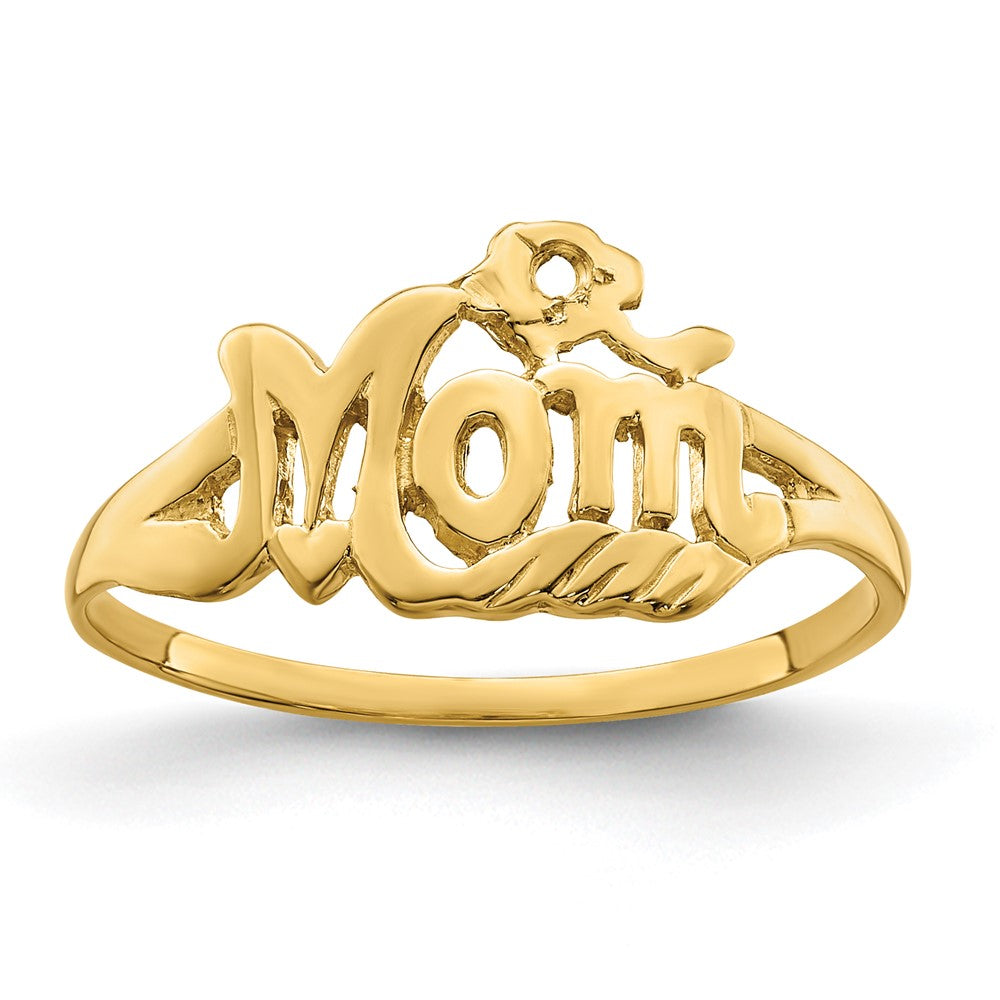14k Polished Mothers Ring Mounting