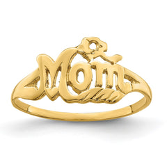 14k Polished Mothers Ring Mounting
