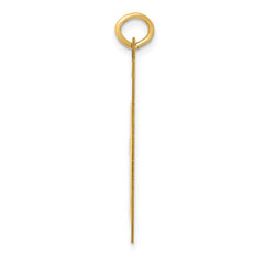 14k Smiley Face Charm