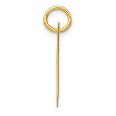 14K Medium Fancy Script Letter H Initial Charm