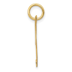 14K Medium Fancy Script Letter J Initial Charm