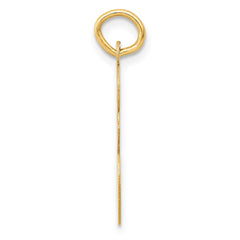 14k Large Script Letter E Initial Charm