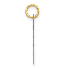 14k Large Script Letter F Initial Charm