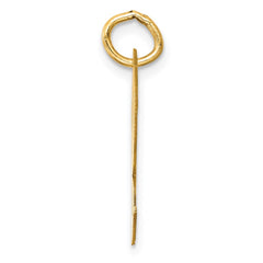 14k Large Script Letter R Initial Charm