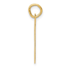 14k Large Script Letter T Initial Charm