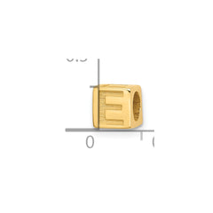 14ky Alphabet Bead Letter E