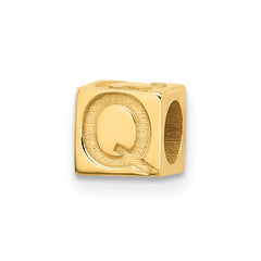14ky Alphabet Bead Letter Q