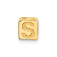 14ky Alphabet Bead Letter S