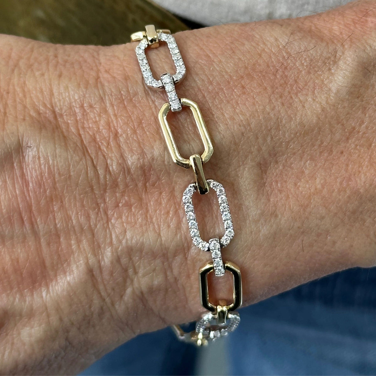 LIV “Emma” Diamond Link Bracelet