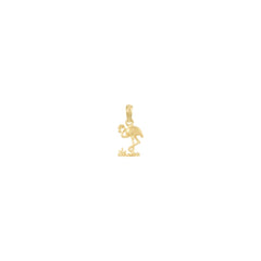 14K Mini Flamingo Charm