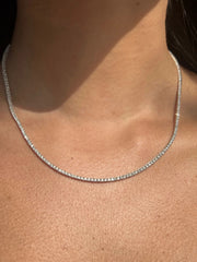 LIV "Shine" Diamond Tennis Necklace