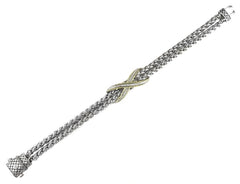Andrea Candela Double Cable Diamond Infinity Tennis Bracelet